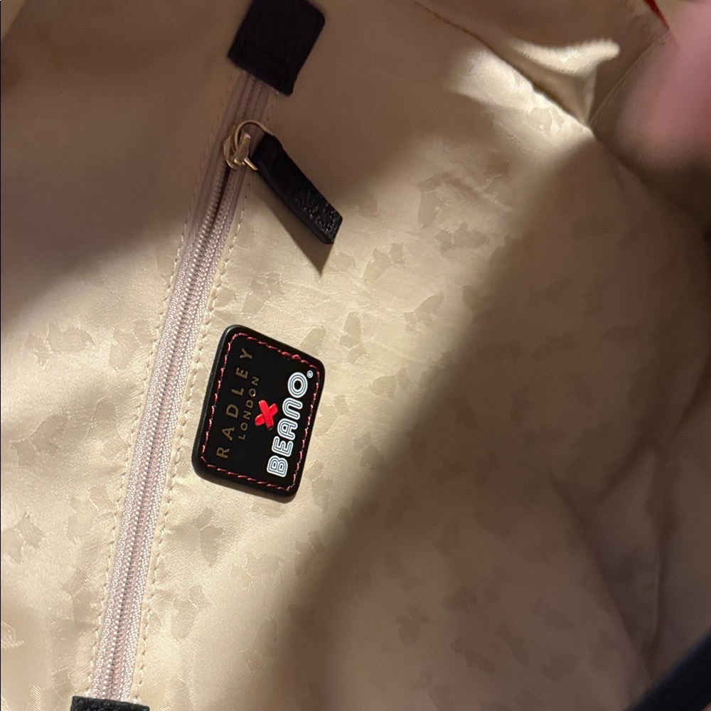 Radley London Red and Black Striped Backpack - Picture 2 of 6